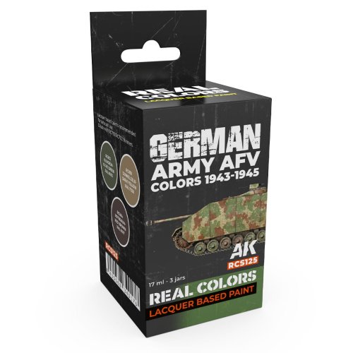 Go to product AK Interactive RCS125 - German Army AFV Colors 1943-1945 paint set