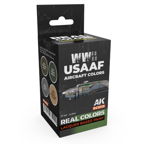 Go to product AK Interactive RCS113 - WWII USAAF Aircraft Colors paint set