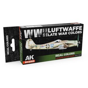 AK Interactive RCS103 - WWII Luftwaffe Late War Colors paint set