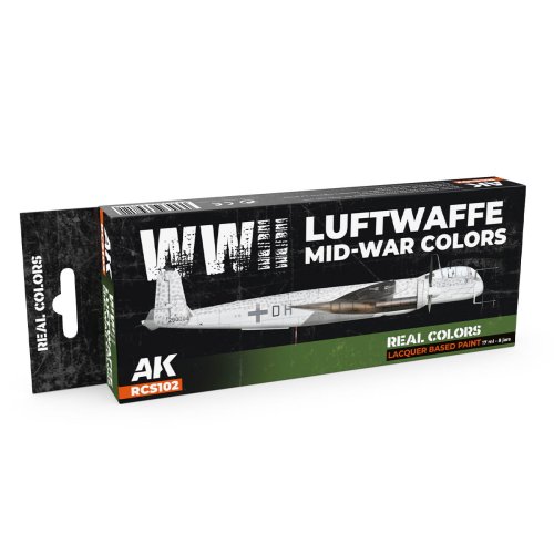 Go to product AK Interactive RCS102 - WWII Luftwaffe Mid-War Colors set