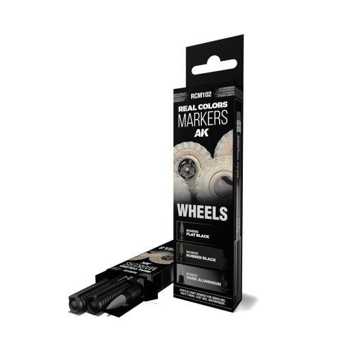Go to product AK Interactive RCM102 - Real Colors Marker Set - Wheels