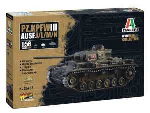 Italeri 25757 - 1:56 Pz.Kpfw. III Ausf. J/L/M/N