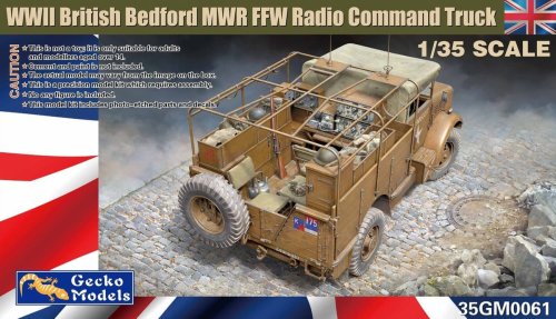Go to product Gecko Models 35GM0061 - 1:35 WWII British Bedford MWR FFW Radio Command Truck.