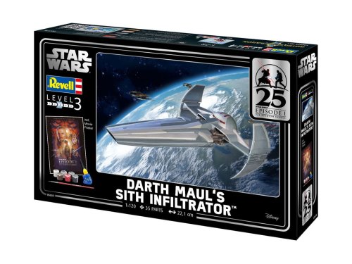 Go to product Revell 05638 - 1:120 Darth Maul's Sith Infiltrator model with paints