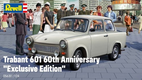 Go to product Revell 05630 - 1:24 60th Anniversary Trabant 601 Exclusive Edition with Book