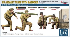 Mirage 720010 - 1:72 US Assault Team with Bazooka