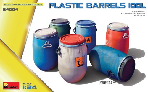 Go to product Miniart 24004 - 1:24 Plastic Barrels 100 L