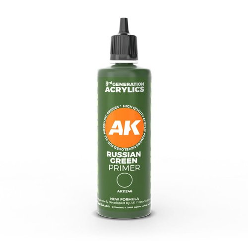 Go to product AK INTERACTIVE 11246 - Russian Green Primer 100 ml 3rd Generation