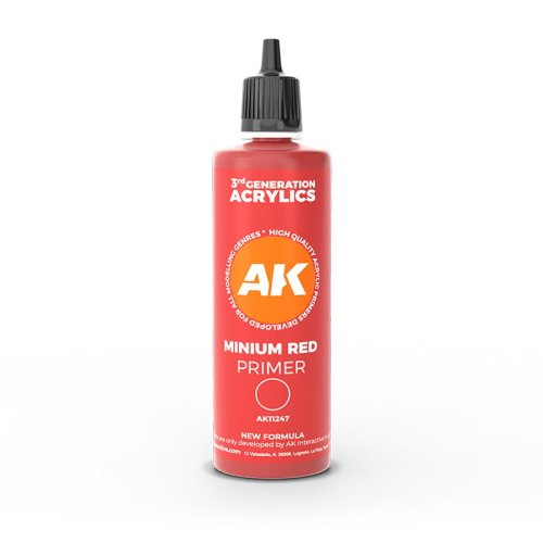 Go to product AK INTERACTIVE 11247 - Minium Red Primer 100 ml 3rd Generation