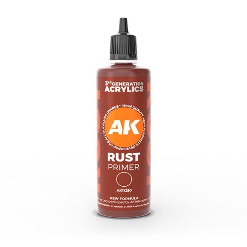 Go to product AK INTERACTIVE 11250 - Rust Primer 100 ml 3rd Generation