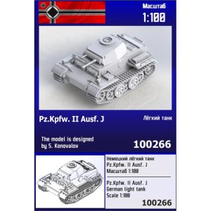 Zebrano Z100-266 - 1:100 Pz.Kpfw. II Ausf. J