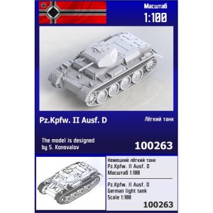 Zebrano Z100-263 - 1:100 Pz.Kpfw. II Ausf. D