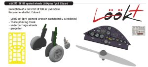 Eduard 644277 - 1:48 Bf 108 spoked wheels LööKplus