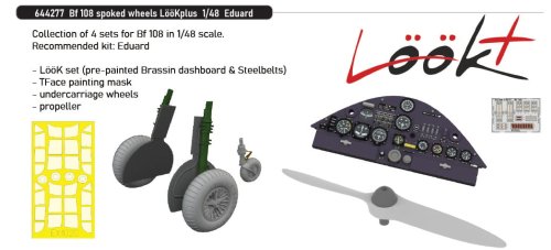 Go to product Eduard 644277 - 1:48 Bf 108 spoked wheels LööKplus