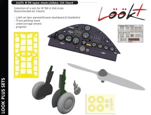 Eduard 644276 - 1:48 Bf 108 regular wheels LööKplus