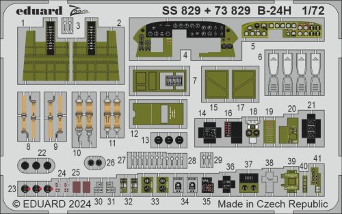 Go to product Eduard SS829 - 1:72 B-24H