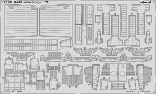 Go to product Eduard 72739 - 1:72 B-24H undercarriage