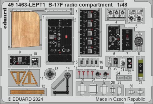 Go to product Eduard 491463 - 1:48 B-17F radio compartment