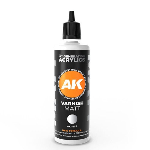 Go to product AK INTERACTIVE 11237 - Varnish Matt 100 ml 3rd Generation