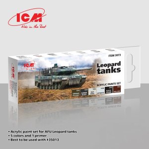 ICM 3073 - Leopard tanks paint set