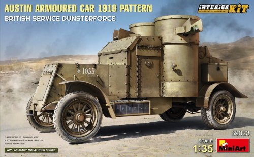 Go to product Miniart 39023 - 1:35 Austin Armoured Car 1918 Pattern British Service Dunsterforce with Interior