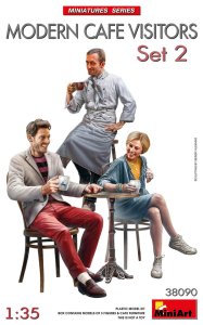 Miniart 38090 - 1:35 Modern Cafe Visitors Set 2