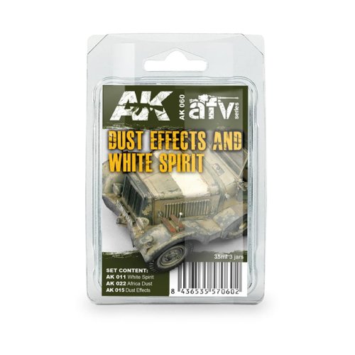 Go to product AK INTERACTIVE 060 - Dust Effects & White Spirit Set