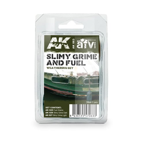 Go to product AK INTERACTIVE 063 - Slimy Grime & Fuel Set