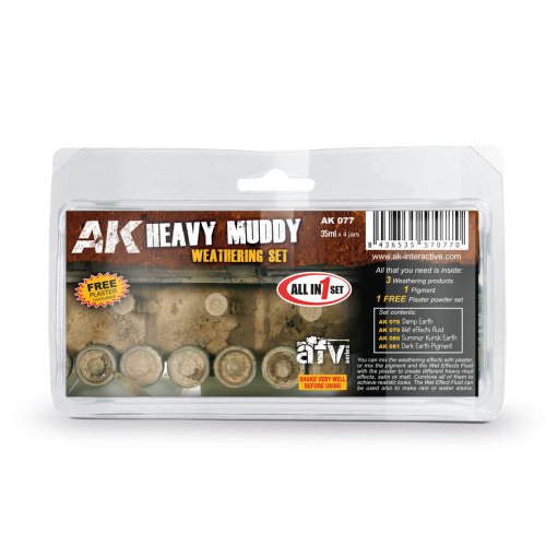 Go to product AK INTERACTIVE 077 - Heavy Muddy Weathering Set