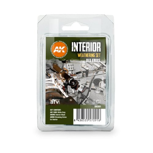 Go to product AK INTERACTIVE 091 - Interior Weathering Set