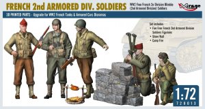 Mirage 720013 - 1:72 French 2nd Armored Div. Soldiers