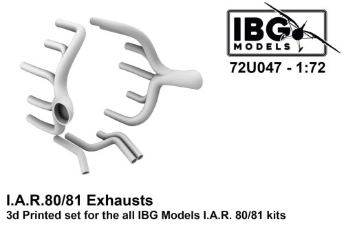 Go to product IBG 72U047 - 1:72 I.A.R. 80/81 Exhausts 3D Printed Set