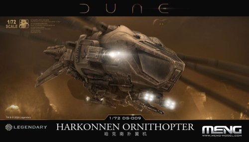 Go to product Meng DS009 - 1:72 Harkonnen Ornithopter