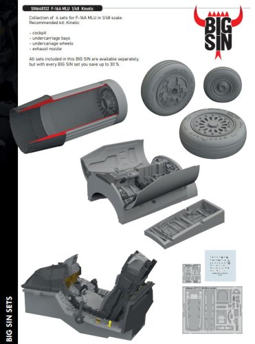 Go to product Eduard SIN648132 - 1:48 F-16A MLU