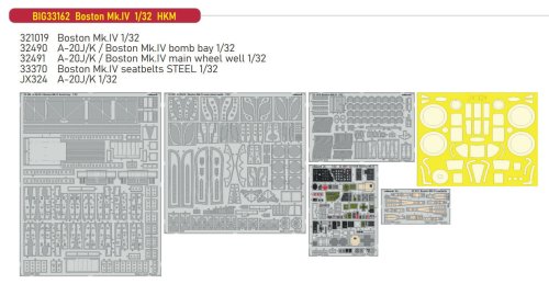 Go to product Eduard BIG33162 - 1:32 Boston Mk.IV