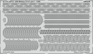 Eduard 53314 - 1:350 USS Midway CV-41 part 1