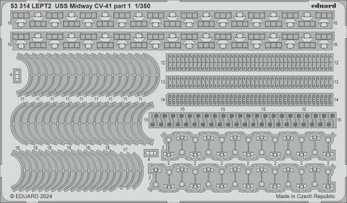 Go to product Eduard 53314 - 1:350 USS Midway CV-41 part 1