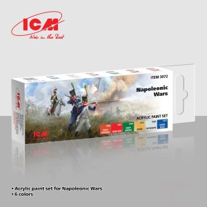 ICM 3072 - Napoleonic Wars paint set