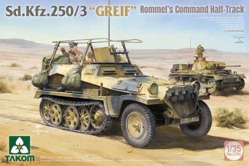 Go to product Takom 2194 - 1:35 Sd.Kfz 250/3 Greif Rommel Command Half-Track
