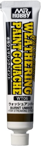 Go to product Mr.Hobby WT06 - Farba Weathering Paint Gouache Burnt Amber 20 ml