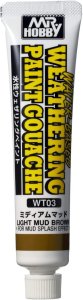 Mr.Hobby WT03 - Farba Weathering Paint Gouache Light Mud Brown 20 ml