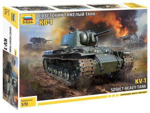Zvezda 5070 - 1:72 KV-1 Soviet Heavy Tank