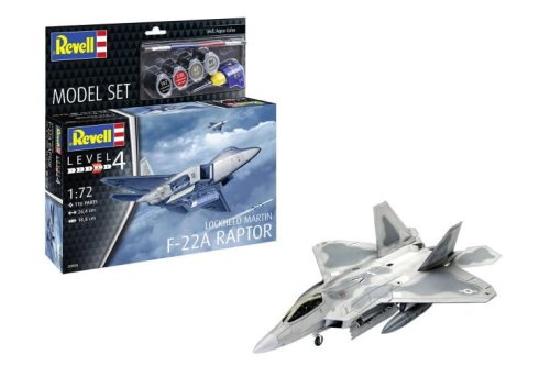 Go to product Revell 63858 - 1:72 Lockheed Martin F-22A model with paint
