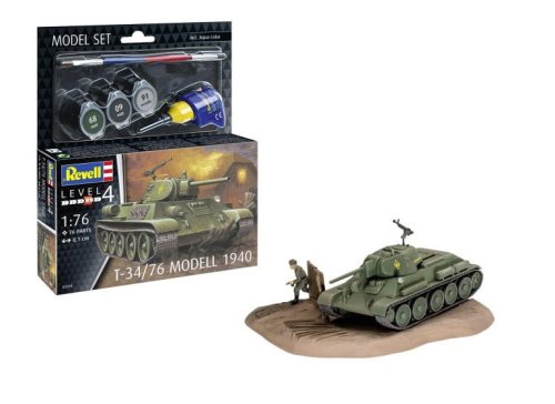 Go to product Revell 63294 - 1:76 T-34/76 Model 1940 model with paints