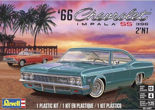 Go to product Revell-Monogram 4497 - 1:25 1966 Chevrolet Impala SS 396