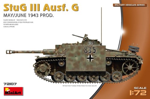 Go to product Miniart 72107 - 1:72 StuG III Ausf. G May/June 1943 Prod