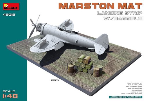 Go to product Miniart 49019 - 1:48 Marston Mat Landing Strip w/ Barrels