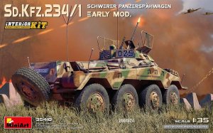 Miniart 35410 - 1:35 Sd.Kfz. 234/1 Schwerer Panzerspahwagen Early Mod with interior