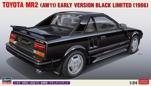 Go to product Hasegawa 20693 - 1:24 Toyota MR2 AW11 Early Version Black Limited