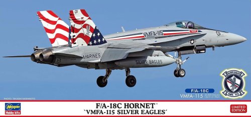 Go to product Hasegawa 02471 - 1:72 F/A-18C Hornet VMFA-115 Silver Eagles